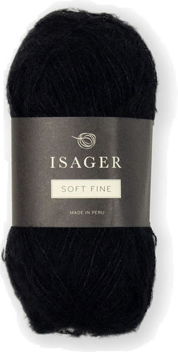 Isager Soft Fine - 30 (Black)