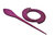 Shawl Pin - Purple Double Circle with Crystals