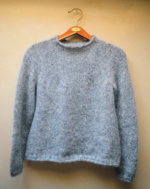No Name Pullover Pattern Printed - TUTTO (Isager)