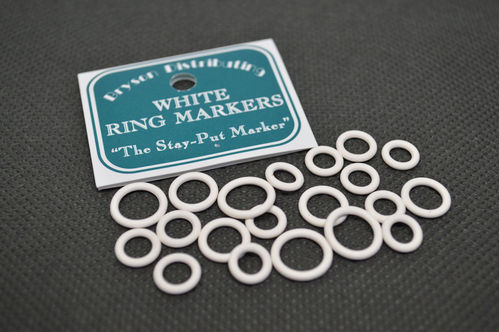 Bryson White Ring Markers - Pack of 20