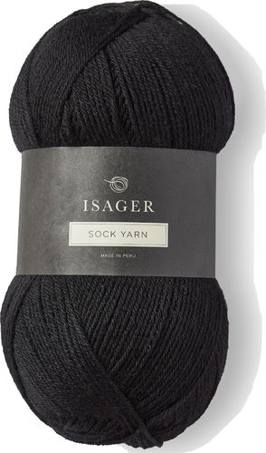 Isager Sock Yarn - 30 (Black)