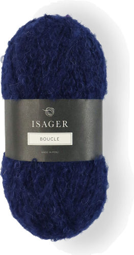Isager Boucle - 100 (Navy)
